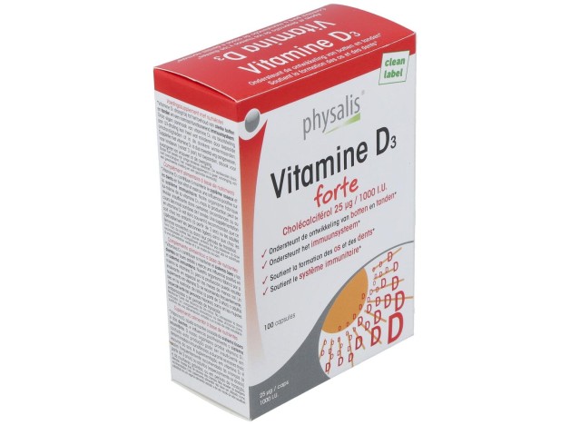 Physalis Vitamina D3 Forte 100Caps