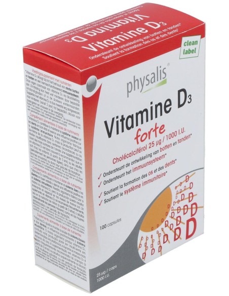 Physalis Vitamina D3 Forte 100Caps