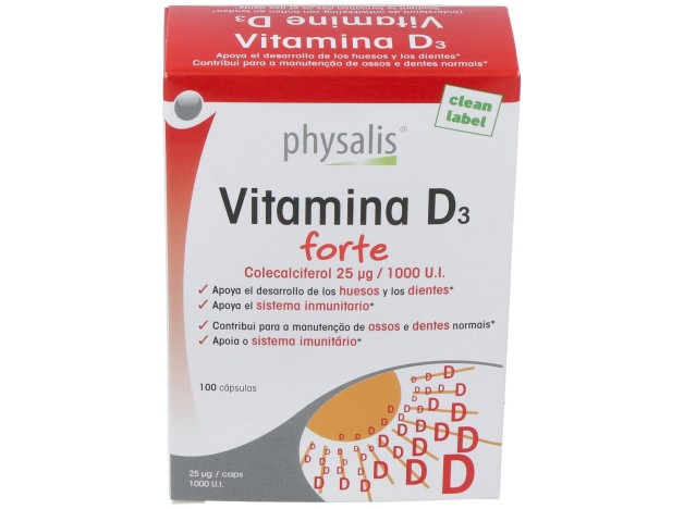 Physalis Vitamina D3 Forte 100Caps