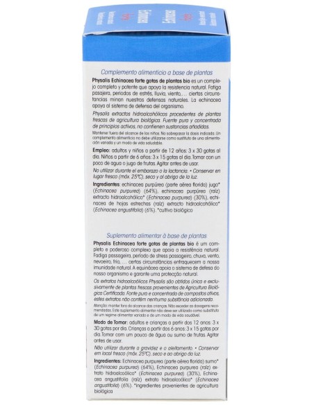 Physalis Echinacea Forte Extracto Hidroalcoholico Bio 100Ml