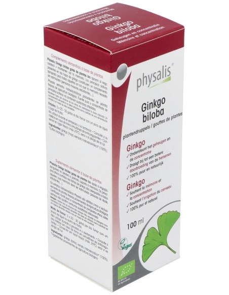 Physalis Ginkgo Biloba Extracto Hidroalcoholico Bio 100Ml