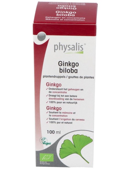 Physalis Ginkgo Biloba Extracto Hidroalcoholico Bio 100Ml