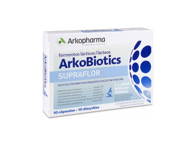 Arkopharma Arkobiotics Supraflor Adultos 10Caps