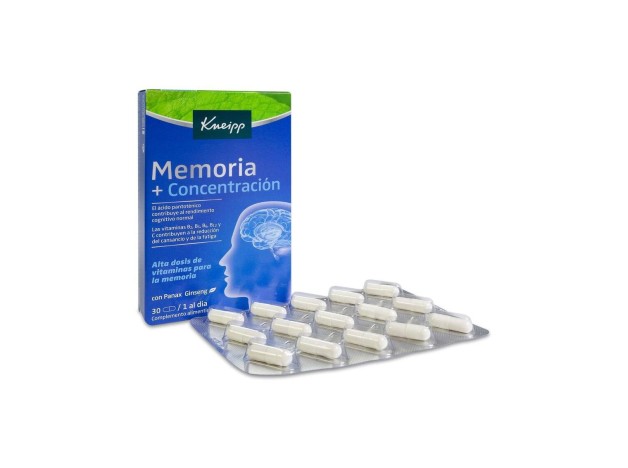 Kneipp Memoria Y Concentración, 30 Cápsulas