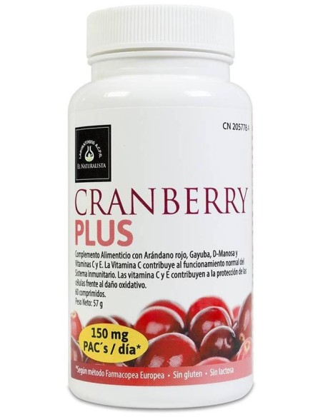 A.C.P.G El Naturalista Cranberry Plus, 60 Comprimidos