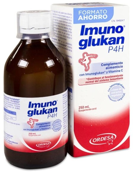 Inmunoglukan P4H Jarabe, 250 Ml