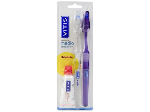 Pack Vitis Cepillo Medio + Pasta Dentífrica...