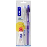 Pack Vitis Cepillo Medio + Pasta Dentífrica Regalo – Mejor Precio