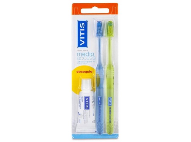 Vitis Medio Access Cepillo Dental 2Uds + Pasta...