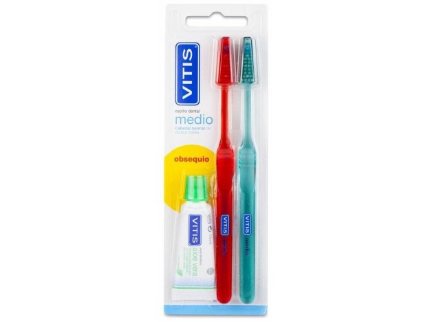 Pack Vitis Cepillo Medio + Pasta Dentífrica...