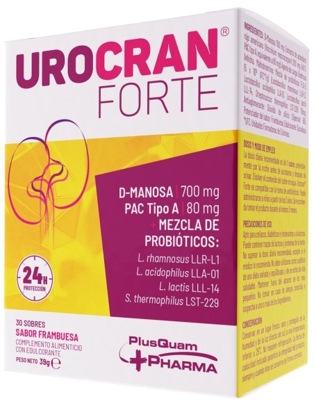 Urocran Forte Sabor Frambuesa 30 Sobres