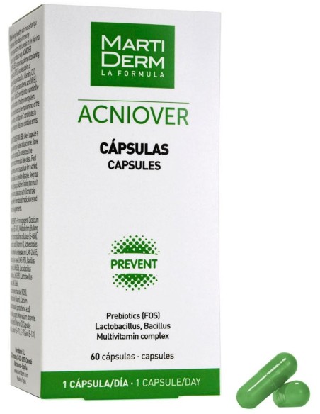 Martiderm Acniover Cápsulas, 60 Uds
