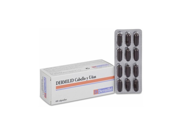 Dermilid Cabello Y Uñas, 60 Cápsulas