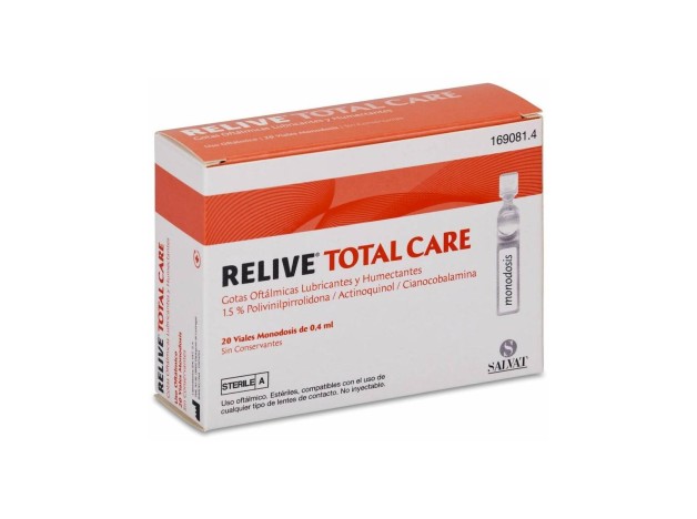 Relive Total Care Gotas Oftálmicas 20 Monodosis
