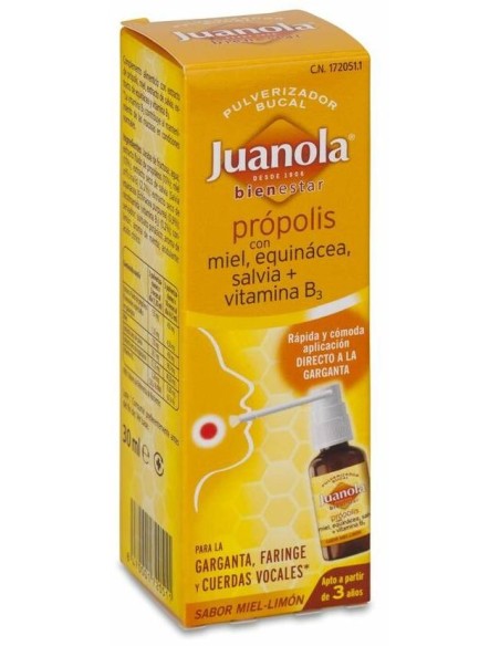 Juanola Própolis Pulverizador Bucal, 30 Ml