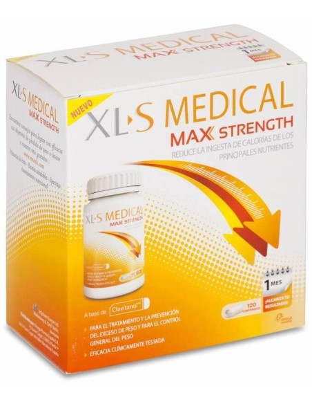 Xls Medical Max Strength Bloqueador Calorías 120 Cápsulas