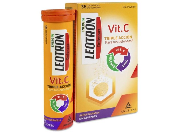 Leotron Vitamina C 36Comp Efervescentes