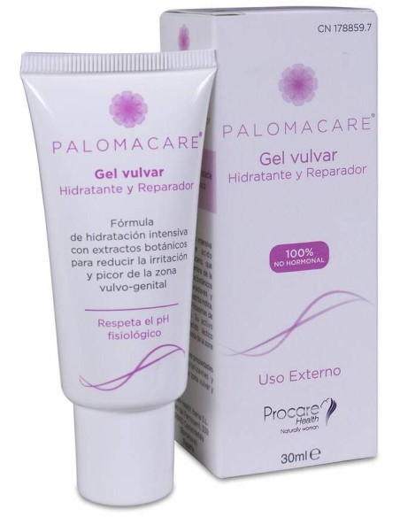 Palomacare Gel Vulvar Hidratante Y Reparador Vulvo-Genital, 30 Ml