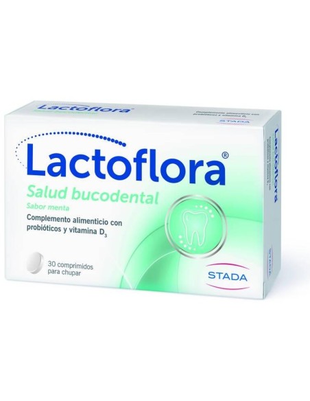 Lactoflora Salud Bucodental Sabor Menta, 30 Comprimidos