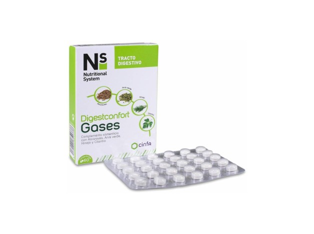 Ns Digestconfort Gases, 60 Comprimidos