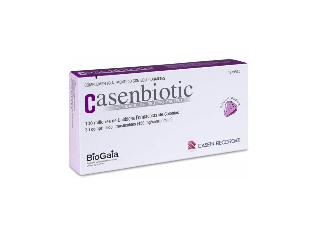 Casenbiotic Sabor Fresa, 30 Comprimidos