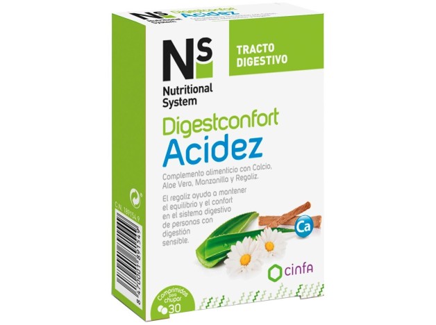 Ns Digestconfort Acidez, 30 Comprimidos