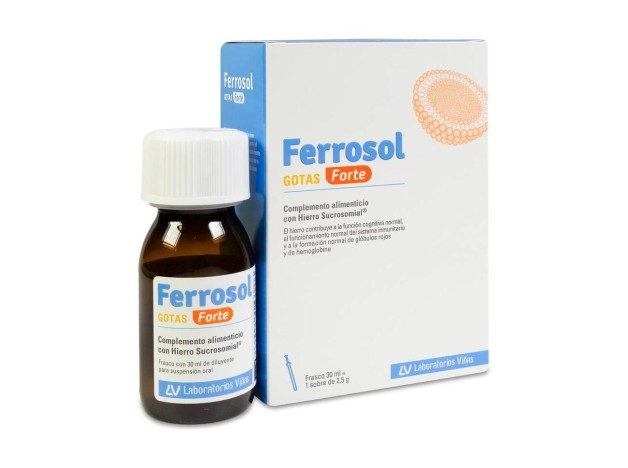 Ferrosol Gotas Forte, 30 Ml + Sobre 2,5 G