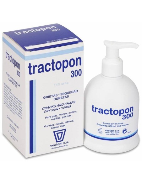 Tractopon 15% Urea Dispensador Grietas Sequedad Durezas 300Ml