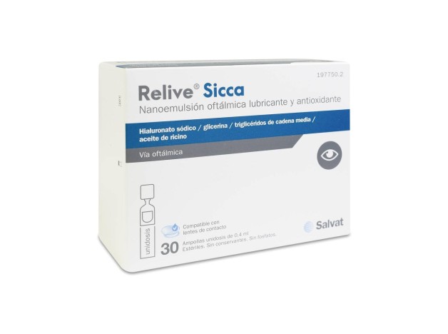 Relive Sicca, 30 Ampollas Monodosis