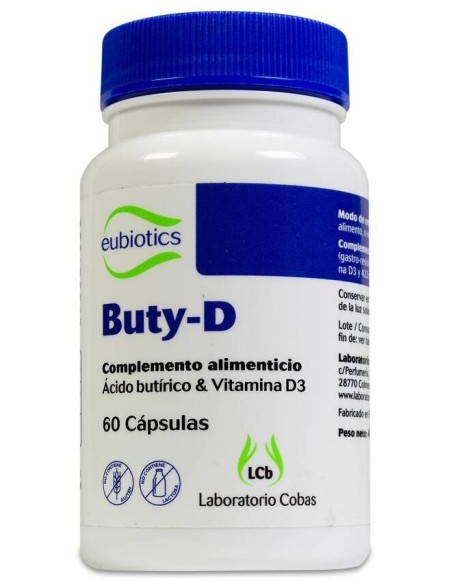 Eubiotics Buty-D, 60 Cápsulas