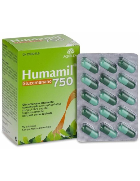 Humamil Glucomanano 750Mg 90Caps
