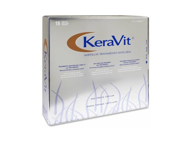Keravit Ampollas Tratamiento Anticaída 18Uds