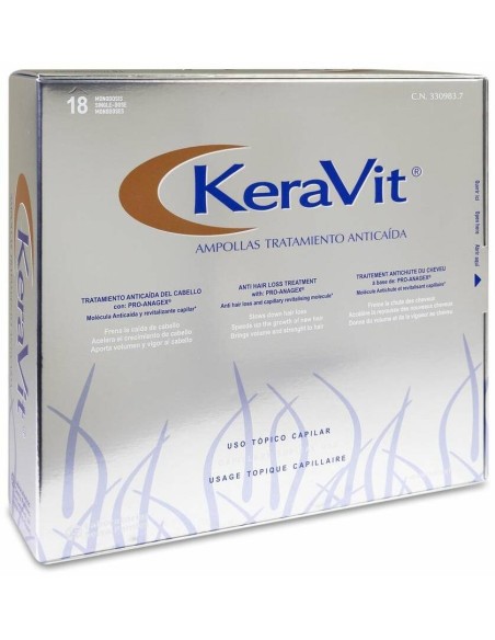 Keravit Ampollas Tratamiento Anticaída 18Uds