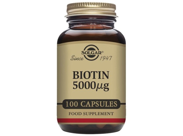 Solgar Biotin 5000 Mcg 100 Capsulas