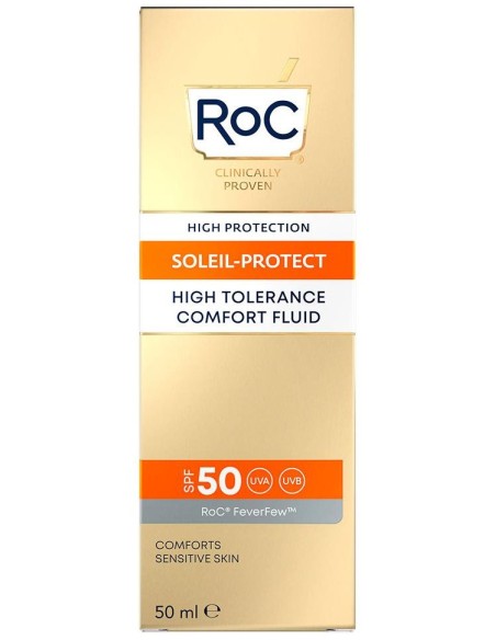 Roc Soleil Protect Fluido Dermo-Calmante Spf 50, 50 Ml