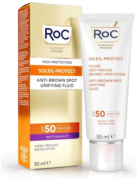 Roc Soleil Protect Fluido Unificante Anti-Manchas Spf 50+, 50 Ml