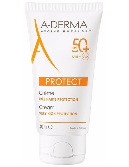 A-Derma Protect Crema Fotoprotectora Spf50+, 40 Ml