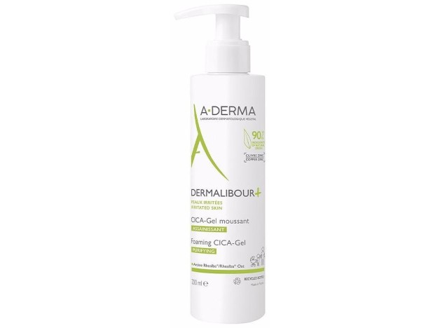 Aderma Dermalibour + Cica Gel Moussant 200Ml