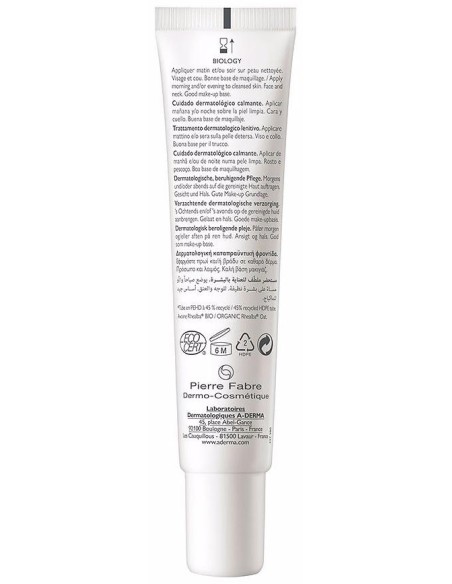 A-Derma Biology Calm Cuidado Dermatológico Calmante 40Ml