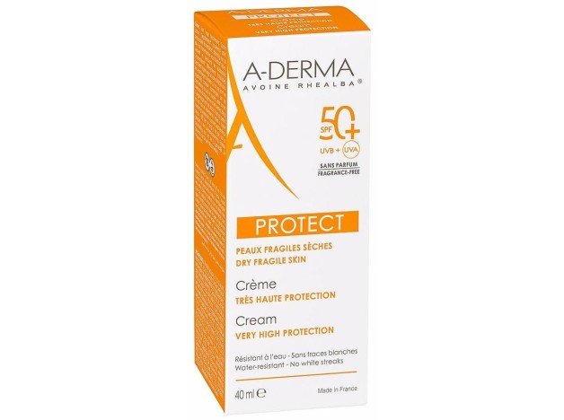 A-Derma Protect Crema Solar Sin Perfume Spf50+...