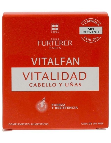 Vitalfan Vitalidad Cabello Y Uñas 30 Cápsulas