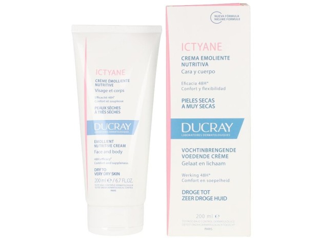 Ducray Ictyane Crema Emoliente Nutritiva, 200 Ml