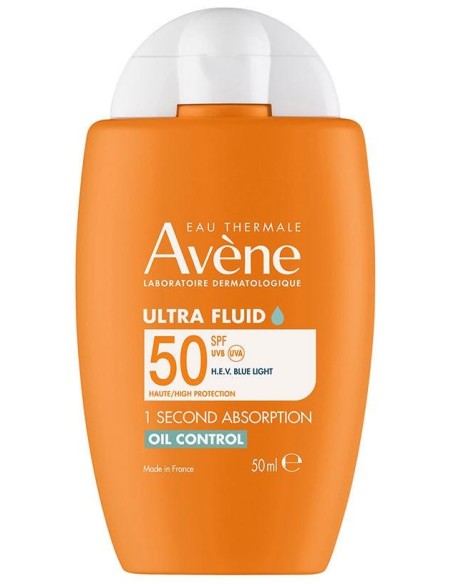 Avene Ultra Fluido Oil Control Protector Solar Facial Spf50 50 Ml