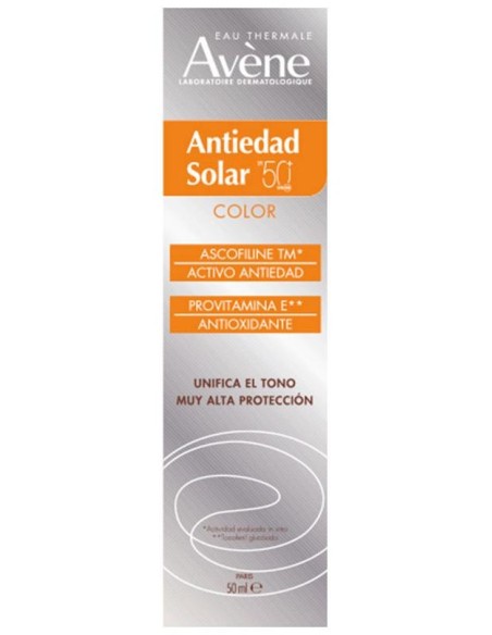 Solaire Haute Protection Antiedad Color Spf50+ 50 Ml