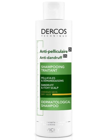 Vichy Dercos Technique Anticaspa Ds Champú Cabello Seco 200Ml
