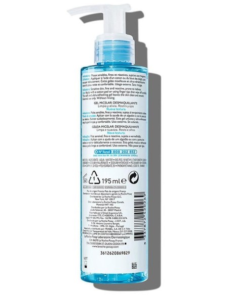 La Roche Posay Rosaliac Gel Micelar Desmaquillante 195Ml