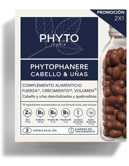 Phytophanere Complemento Alimenticio Cápsulas 2 X 120 U