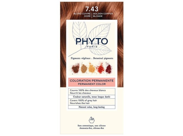 Phytocolor 7.43-Rubio Dorado Cobrizo 4 U
