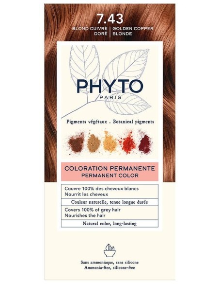 Phytocolor 7.43-Rubio Dorado Cobrizo 4 U
