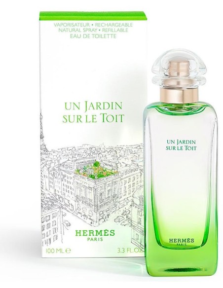 Hermes Paris Un Jardin Sur Le Toit Eau De Toilette 100Ml Vaporiz